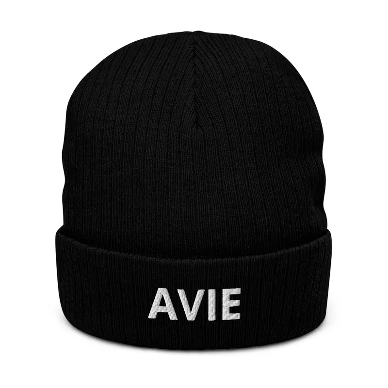 AVIE Ribbed Knit Beanie 